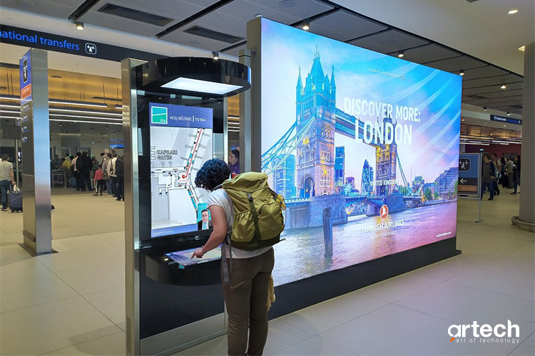 ARTECH Interactive Passenger Information Kiosks Serve 17,000 Passengers a Day Through the World's Largest Airport. ARTECH Interactive Passenger Information Kiosks Serve 17,000 Passengers a Day Through the World's Largest Airport.